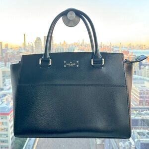 Black Kate Spade Grove Street Lana Satchel